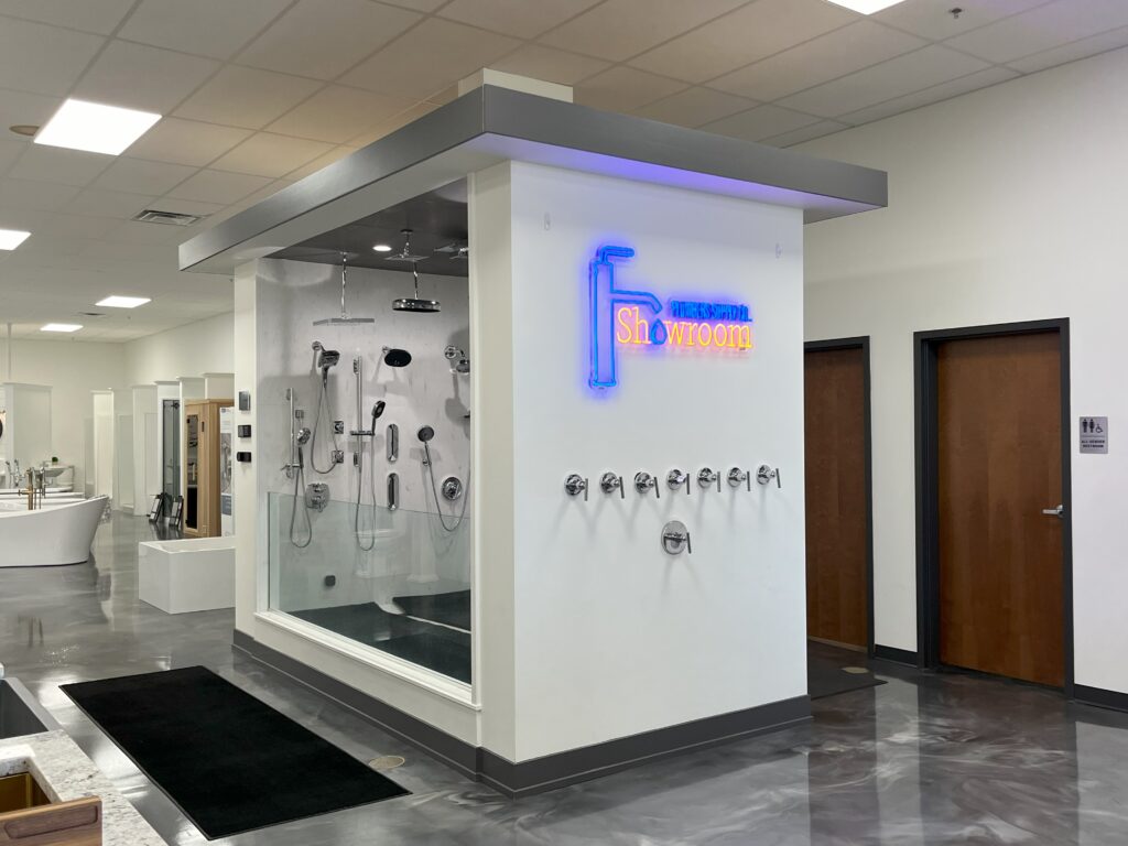 GEM Construction Group Commercial Construction Plumbers Supply Showroom Kentucky